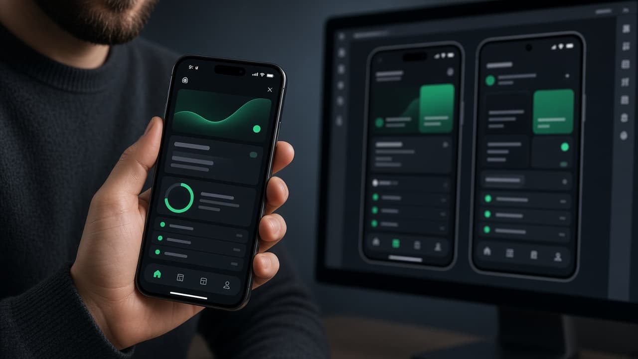 Mobile application prototype
